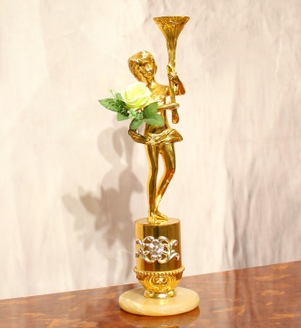 European Style Angel Candlestick for Hotel Wedding Decorations and Gifts
