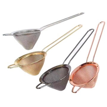 3.3 inci teh penapis teh mesh matcha serbuk Sifter Rose Gold