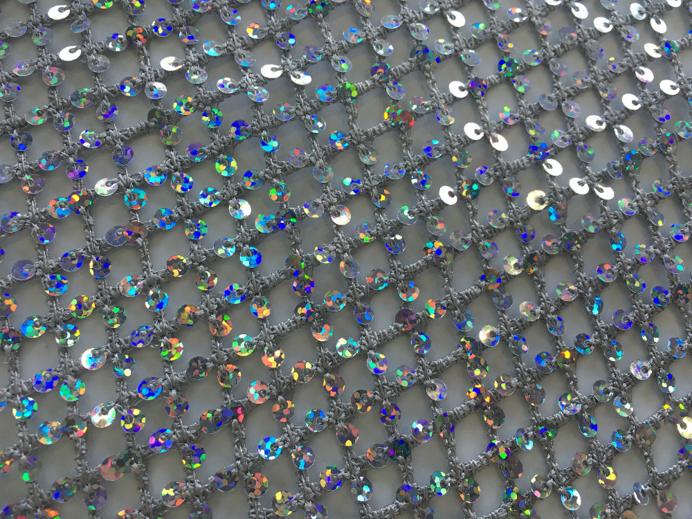 Sequin Chemical Lace Embroidery Fabric