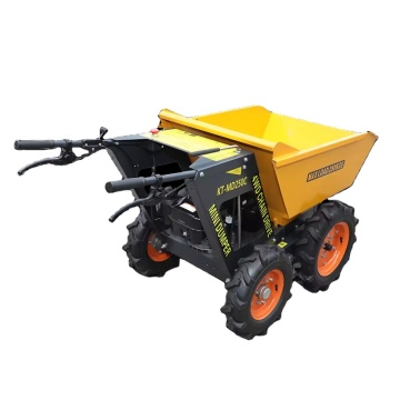 Baixo preço de 250 kg de gasolina motor 4x4 Mini dumper de pista de auto-carga para trabalho de transporte