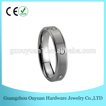 2016 Newest designs Meteorite Ring Brush Simple Tungsten Carbide Ring Vintage Jewelry Cobalt Rings