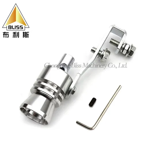 Aluminum Alloy Exhaust Whistle - Turbo Whistle for Car Modified Accessories (S/M/L/XL), Length 116mm, Racing Game Parts, Exhaust Pipe