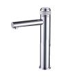 Push Button Brushed Gold Single Hole Faucet