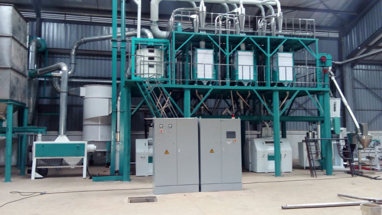 50t per day corn mills maize flour mill machine for Africa market