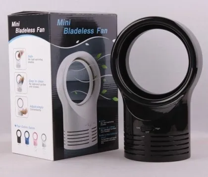 Pink / White / Black Air Multiplier Fan, Abs Environmental Plastic Mini Fan Without Blades, New Air Fan