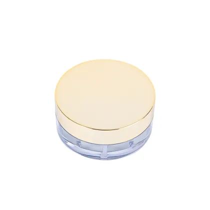Fancy Plastic Loose Powder Jar