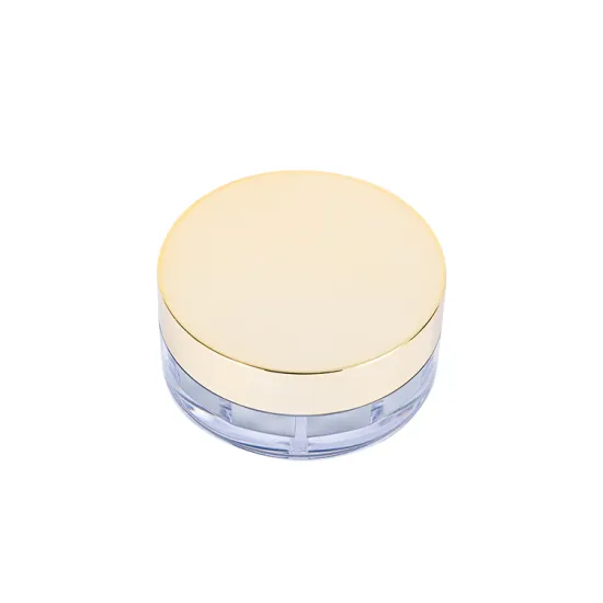 Fashion Style Plastic Loose Powder Jar