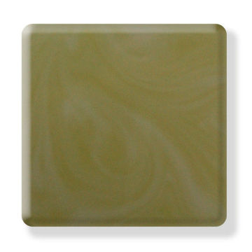 Non - Toxic 6 ~ 30 Mm Emerald Translucent Resin Panel For Kitchen