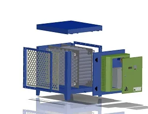 Electrostatic Fume Grease Purifier for Commercial Kitchens