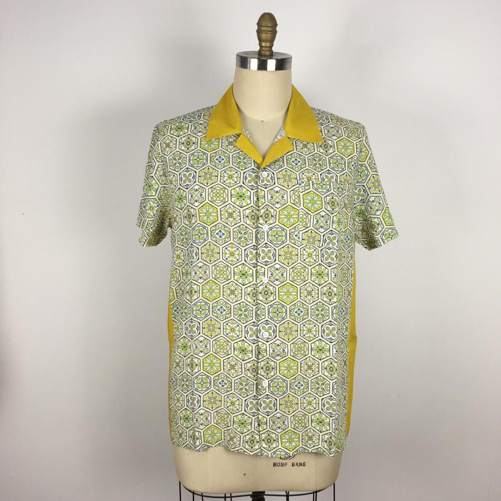 Camisa casual de algodón de fiesta de verano para hombres