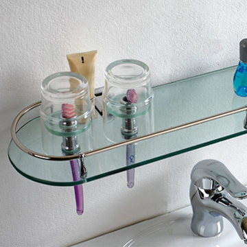 Wall Mounted Glass Shelf for Bathroom