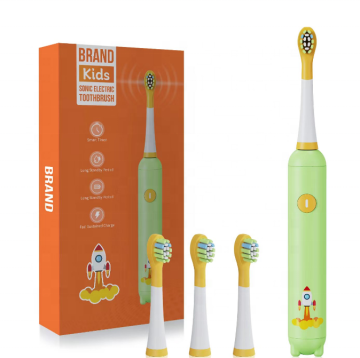 Kids Ultra Sonic Toothbrush with Soft Bristles - IPX7 Waterproof Electric Dental Scaler