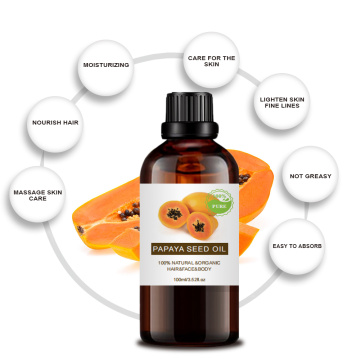 wholesale 100%Pure Cold Pressed papaya seed Carrier Oil