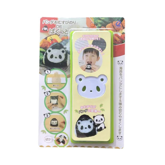 Bento Accessories Japanese Panda Onigiri Seaweed Cutter