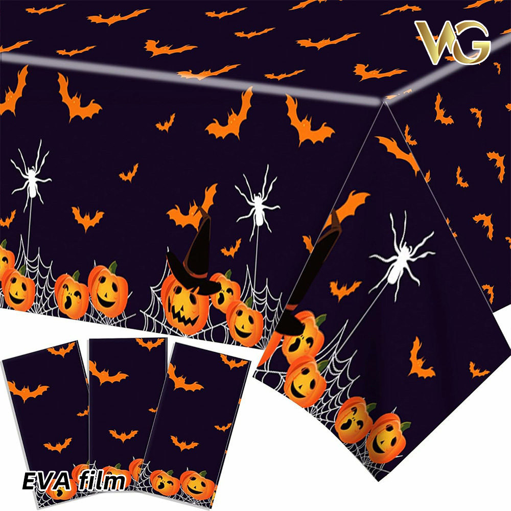 Față de masă din plastic de unică folosință de Halloween