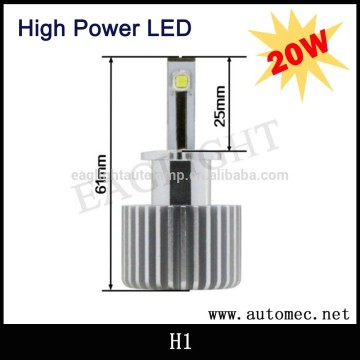 2015 New product auto parts high power H1 LED 20W white