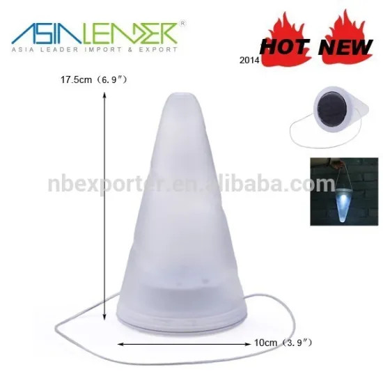 ABS Material Triangle Shaped Solar Hanging Light