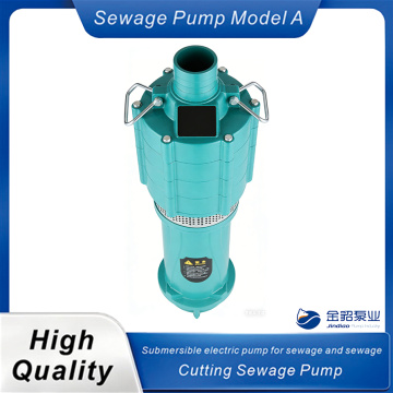 Bomba de aguas residuales de acero inoxidable con mecanismo de corte