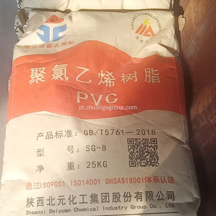 PVC resina sg8 sg3 sg5 beiyuan marca