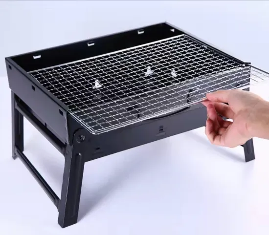 Portable Outdoor BBQ Grill: Easy to Carry Charcoal Grills for Chicken and More