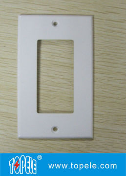 1 Gang / 2 Gang Plastic Decorative Duplex Gfci Receptacles Wallplate With Ul And Cul Listed