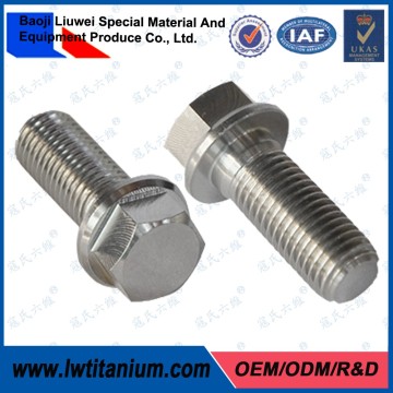 Factury Direct Supply Hot Sell DIN931 titanium hexagon head bolts