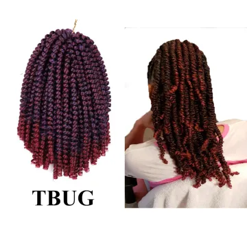 Ombre Spring Twist Hair 8inch Synthetic Hair Extension