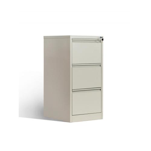 Space Solution 3 Drawer Grey Filing Cabinet