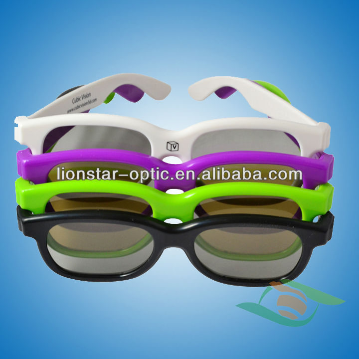Chromadepth 3d glasses with plastic frame for 3d view (wholesell)