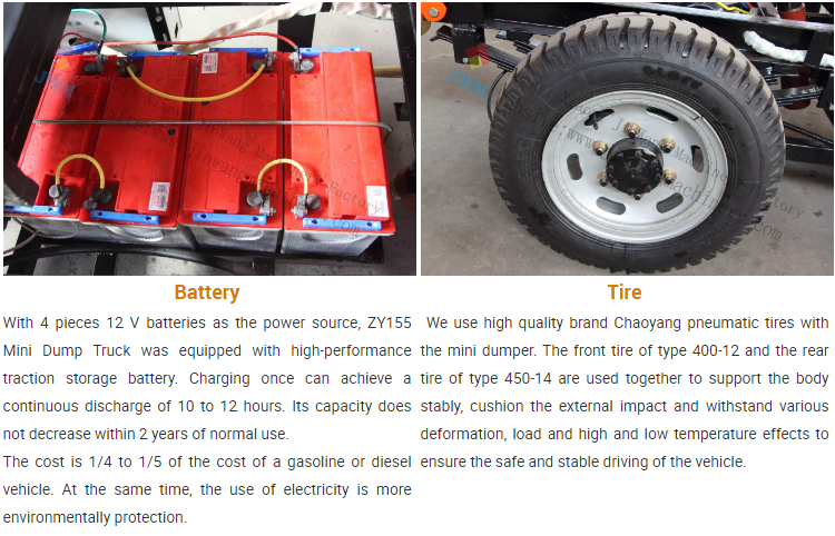 High Capacity Mining Tricycle Battery