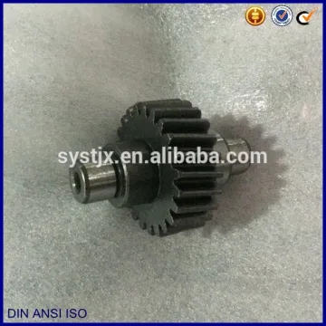 Machine components harden teeth gear and shaft