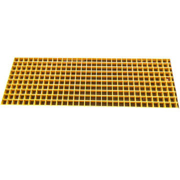 38x38mm Molded Anti-slip fiberglass frp grating for walking