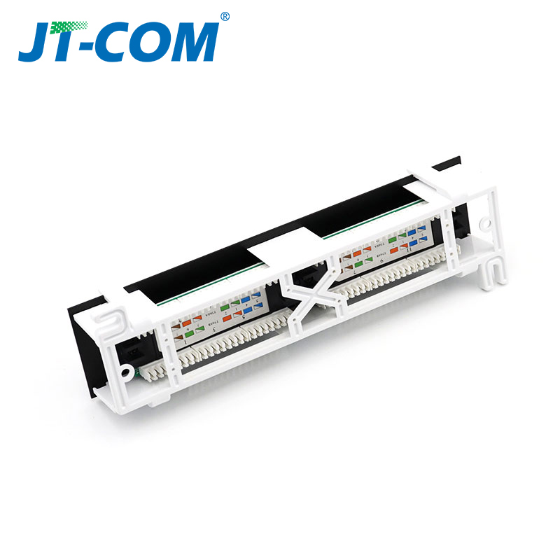 CAT6 12 Port RJ45 Patch Panel UTP LAN Network Adapter Cable Connector RJ45 Networking Wall Mount Rack