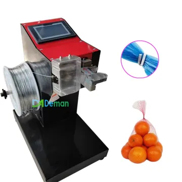 Supermarket Tying Machine: Roll Bag Sealing with Iron Wire and U-Shape Aluminum Nails Clipper