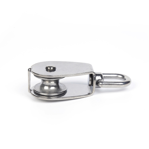 Stainless steel single wheel lifting rope pulley Stainless steel adjustable pulley single wheel swivel Supplier