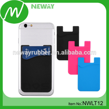 Hot Selling 3M Sticker Silicone Card Holder Adhesive