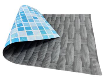 0.6MM swimming pool fabric double colors