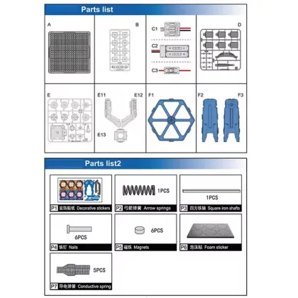 Educational Kids Toy Diy Plastic Bow And Arrow Targets Building Electronic Circuits Experiment Stem Construction Toys