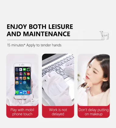 Custom Niacinamide Hand SPA Mask - OEM Moisturizing Smoothing Goat Milk Collagen Glove Sheet Hand Mask