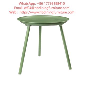 Dining Furniture Metal Leisure Coffee Table Modern Outdoor Garden Small Side Table Simple Mini Bedroom Round Table
