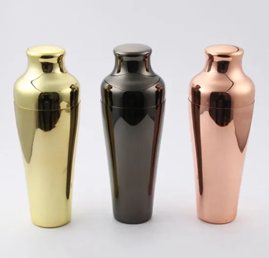 Multi Color Plated Stainless Steel Cocktail Shaker