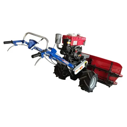 Walking Tractor Paddy Combine Harvester Wormwood Rice Reaper Harvest Machine For Wheat