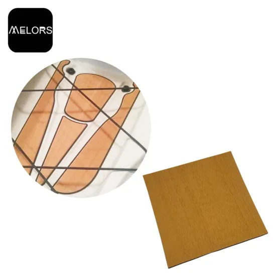 Decking Faux Teak Flooring Sheet For Yacht