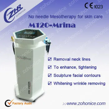 6 Handles Needle Free Mesotherapy Machine Beauty Parlor Instrument