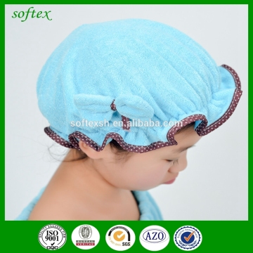bamboo baby shower cap hair-dry towels 350g