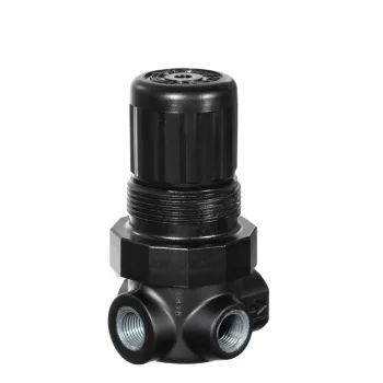 Norgren 1/4IN NPT Pneumatic Pressure Regulator, Operating at 0.3-7 bar and 300PSI - Model R07-200-RNKG