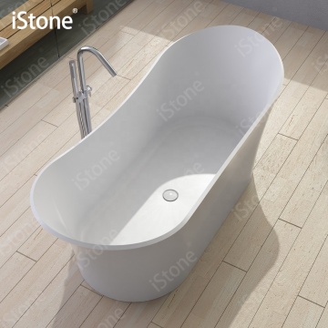 Solid Surface iStone Composite Stone Resin Freestanding Bathtub - Classic Design WD6520
