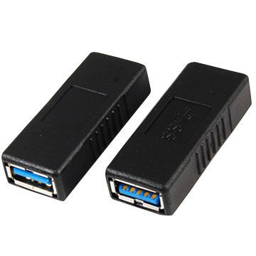 USB Adapter, Black Type A Female to Female Adapter