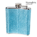 GLITTER STAINLESS STEEL HIP FLASK