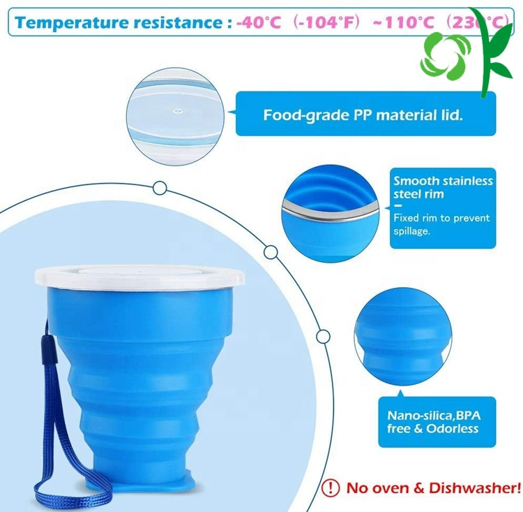 Hot Sale Silicone Collapsible Travel Cup